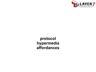 protocol
hypermedia
affordances
 