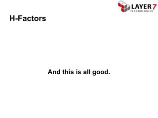 H-Factors




            And this is all good.
 