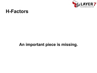 H-Factors




     An important piece is missing.
 