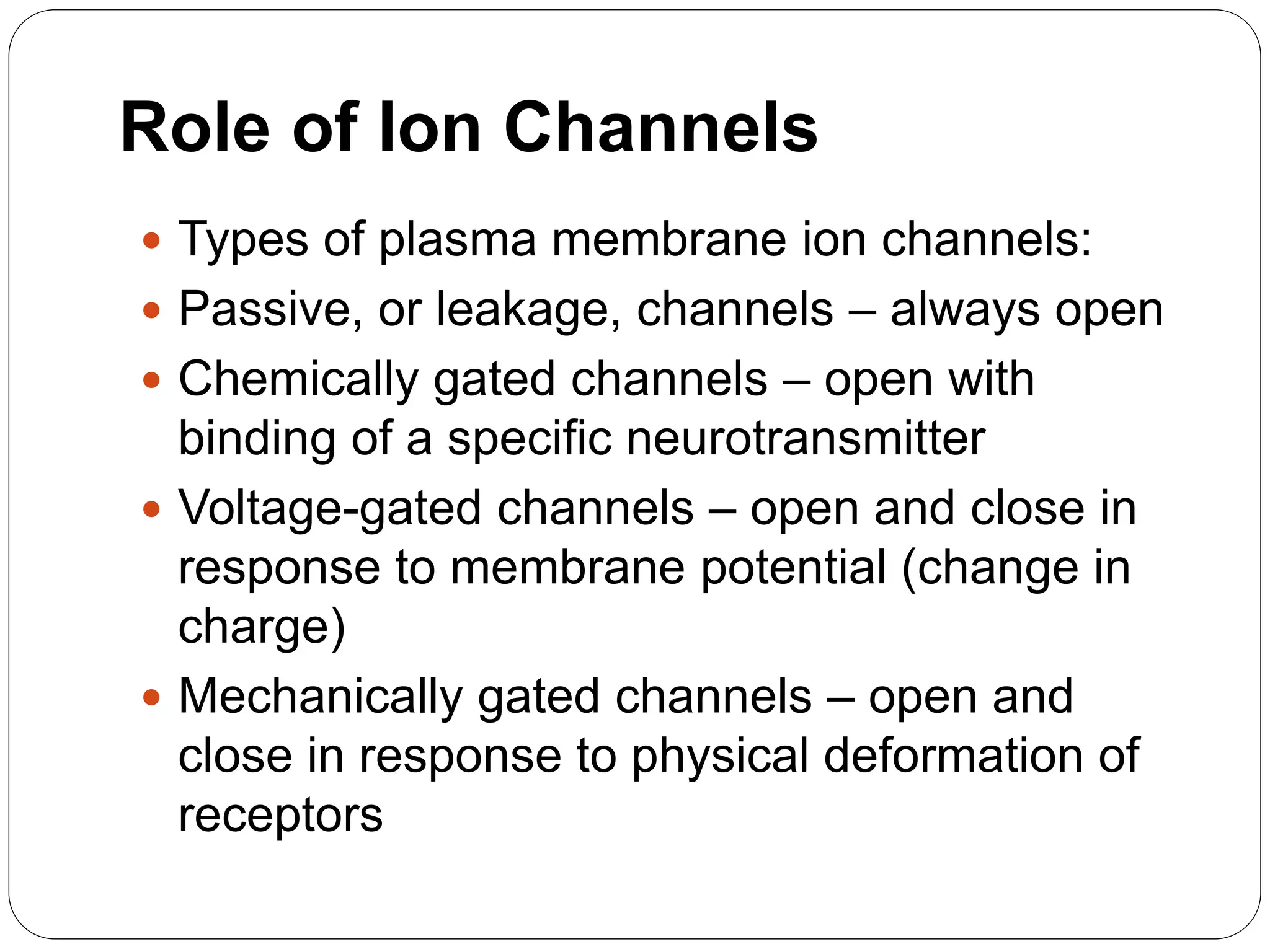 Resting membrane potential and action potential | PPTX