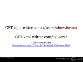 GET /api.twitter.com/1/users/show.format

                            GET /api.twitter.com/1/users/
                      ...