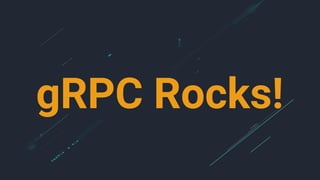 REST in Peace. Long live gRPC! 
