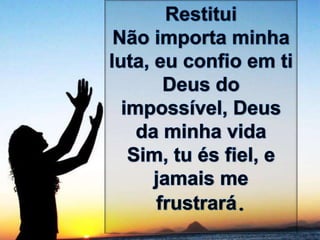 Restitui   renascer praise