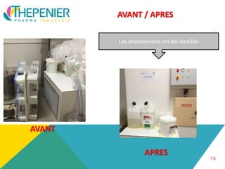 AVANT / APRES
14
Les emplacements ont été identifiés
AVANT
APRES
 