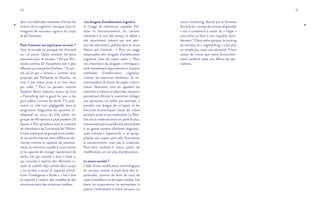 20 21
. deur nos habitudes mentales, d’éviter les
erreurs de la cognition classique, tout en
intégrant de nouveaux signaux du corps
et de l’émotion.
Faut-il exercer son esprit pour en avoir ?
Tout le monde ou presque est d’accord
sur ce point. Quels seraient les bons
exercices pour le cerveau ? Un jeu Nin-
tendo comme Dr Kawashima est-il plus
efficace qu’une partie d’échecs ? Et plu-
tôt qu’un jeu « sérieux » comme ceux
proposés par Nintendo et d’autres, ne
vaut-il pas mieux jouer à un bon vieux
jeu vidéo ? Pour un penseur comme
Stephen Berlin Johnson, auteur du livre
« Everything bad is good for you », les
jeux vidéos, comme les séries TV, joue-
raient un rôle non négligeable dans la
progression fulgurante du quotient in-
tellectuel au cours du 20e siècle. Un
groupe de 40 séniors a joué pendant 23
heures à Rise of nations sous le contrôle
de chercheurs de l’université de l’Illinois.
Il s’est avéré que ce groupe avait amélio-
ré ses performances dans différents do-
maines comme la capacité de raisonne-
ment, la mémoire visuelle à court terme
et la capacité de changer rapidement de
tâche. Un jeu comme « dual n-back »,
qui consiste à repérer des éléments vi-
suels et auditifs déjà utilisés deux coups
« en arrière » aurait la capacité d’amé-
liorer l’intelligence « fluide », c’est à dire
la capacité à repérer des modèles et des
structures dans des situations inédites.
Les drogues d’amélioration cognitive
Si l’usage de substances capables d’al-
térer le fonctionnement du cerveau
remonte à la nuit des temps, le débat a
été récemment relancé par une péti-
tion de chercheurs, publiée dans la revue
Nature qui s’intitule : « Pour un usage
responsable des drogues d’amélioration
cognitive chez les sujets sains ». Pour
ces chercheurs les drogues « chimiques »
sont moralement équivalentes à d’autres
méthodes d’amélioration cognitive,
comme les exercices cérébraux. Ils re-
commandent de laisser les sujets « sains »
choisir librement, tout en appelant les
autorités à mettre en place des solutions
permettant d’éviter la coercition (obliger
une personne, un soldat par exemple, à
prendre une drogue de ce type), et les
fractures économiques (seuls les riches
auraient accès à ces molécules). La Rita-
line est la molécule dont on parle le plus,
notamment parce qu’elle est administrée
à un grand nombre d’enfants diagnosti-
qués comme « hyperactifs », et qu’ap-
pliquée aux sujets sains elle favoriserait
la concentration, mais pas la créativité.
Peut-être vaudrait-il mieux parler de
modification, et non plus d’amélioration.
La neuro-société ?
L’idée d’une modification technologique
du cerveau suscite à juste titre des in-
quiétudes, comme de faire de nous de
super travailleurs ou de super soldats. Les
états, les corporations, les entreprises, la
justice s’intéressent à notre cerveau. Le
.neuro-marketing, illustré par la fameuse
formule du « temps de cerveau disponible
» est-il condamné à rester du « Hype »
sans suite, ou faut-il s’en inquiéter dura-
blement ? Dans cette optique, le hacking
du cerveau, le « cognhacking » n’est plus
un simple jeu, mais une nécessité. Il faut
cesser de croire que notre fonctionne-
ment cérébral reste une affaire de spé-
cialistes.
 