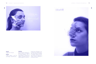 52 53
LÉGENDE
Dans cette parure numérique, l’in-
génierie tissulaire vient supplenter
la chirurgie esthétique. C’est un
implant greffé sur la peau qui vient
modifié le séquençage ADN pour
modifier l’apparence. La parure nu-
...
mérique peut se développer ou non
en fonction de la volonté de l’utili-
sateur. Elle remplace le maquillage
en magnifiant l’identité de l’utili-
sateur, maître de son apparence. Il
sculpte à volonté son apparence à
la manière d’un avatar.
PROJET
Progéniture numérique
ÉLÈVES
Frédéric Valentin / Léa Fau-
quembergue / Sophie Bouchet
SCÉNARIO 1 - PROGÉNITURE NUMÉRIQUE
...
SCÉNARIO 1 - PROGÉNITURE NUMÉRIQUE
 