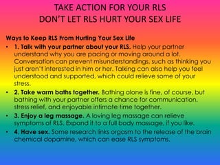 Restless legs syndrome | PPTX