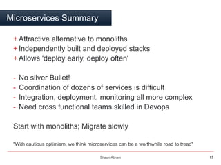 REST and Microservices