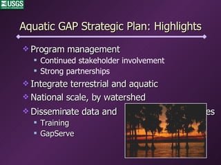 National Gap Analysis Program | PPT