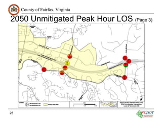 County of Fairfax, Virginia
2050 Unmitigated Peak Hour LOS (Page 3)
25
 
