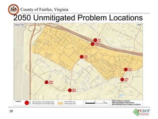 County of Fairfax, Virginia
2050 Unmitigated Problem Locations
28
 