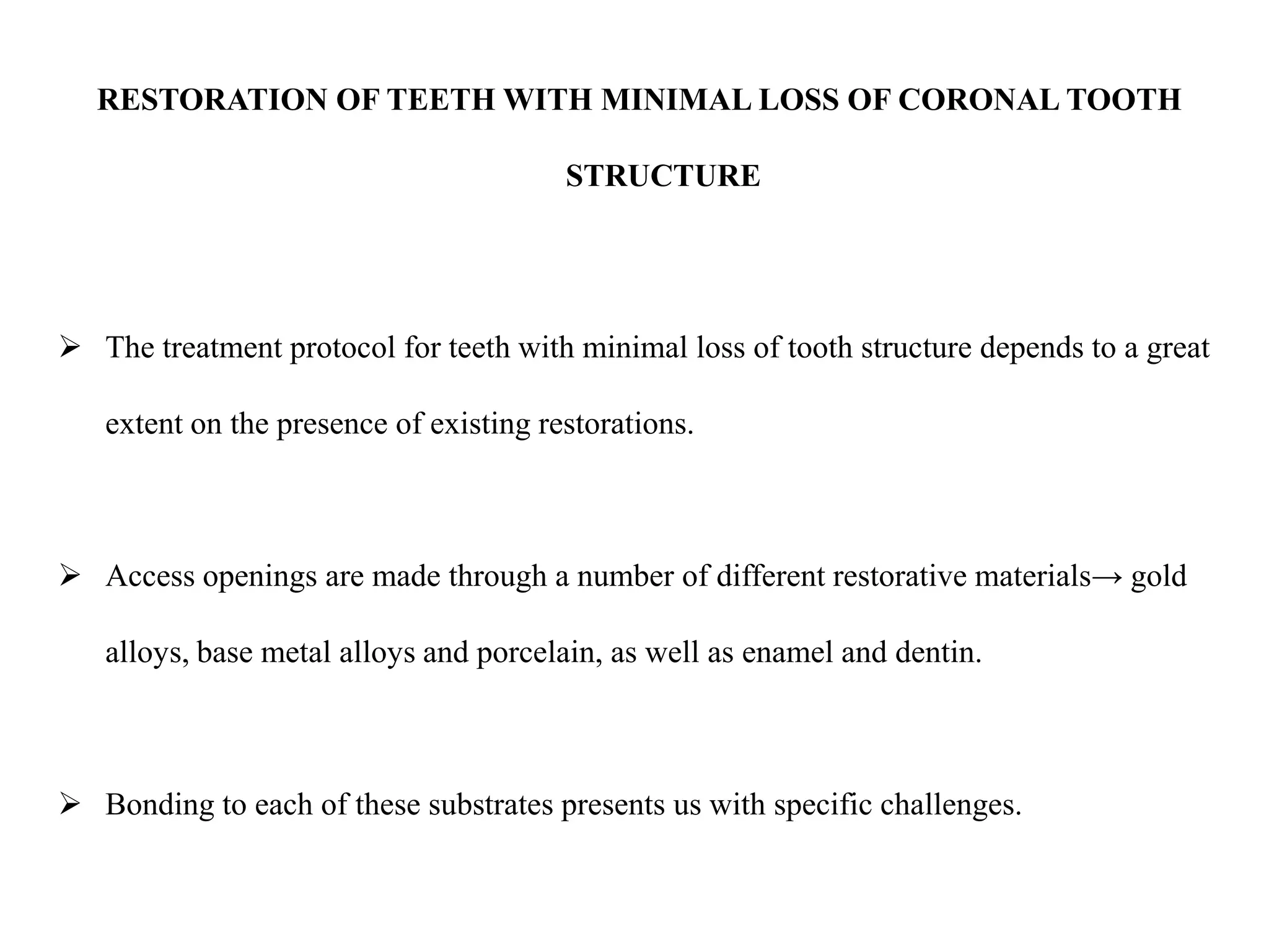 Restoration of endodontically treated teeth | PDF