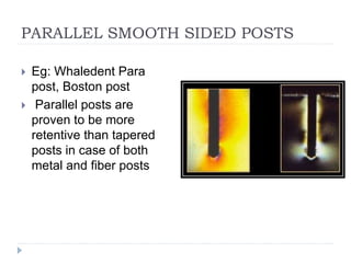 Restoration of endodontically treated teeth | PPTX