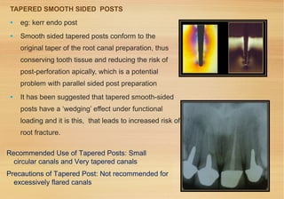 Restoration of endodontically treated teeth | PPT
