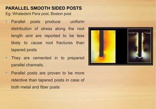 Restoration of endodontically treated teeth. | PPT