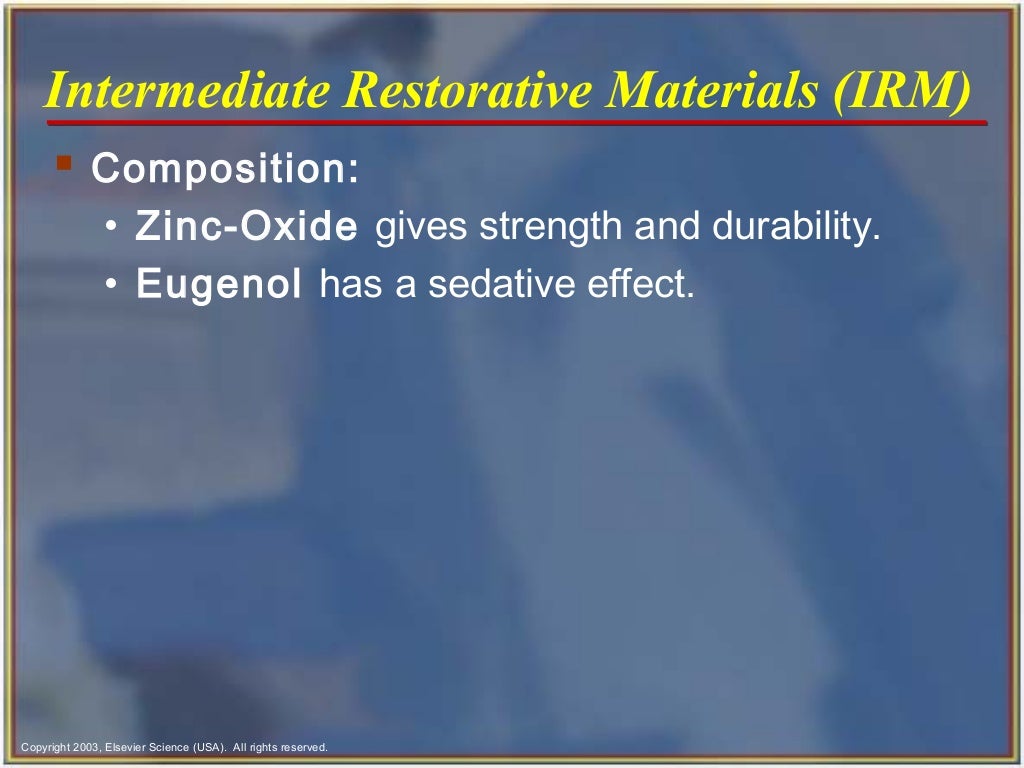 Restorative and esthetic dental materials
