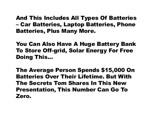 Restore Battery Life, Recondition Car Battery, How To 