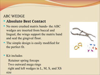 restoring contact and contour classification | PPT