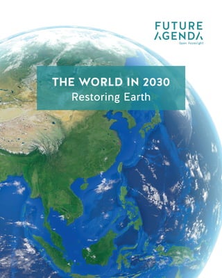 1
TheWorldin2030RestoringEarth
THE WORLD IN 2030
Data Taxation
THE WORLD IN 2030
Restoring Earth
 