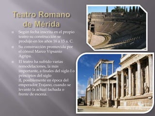 Restos arqueologicos Romanos en españa