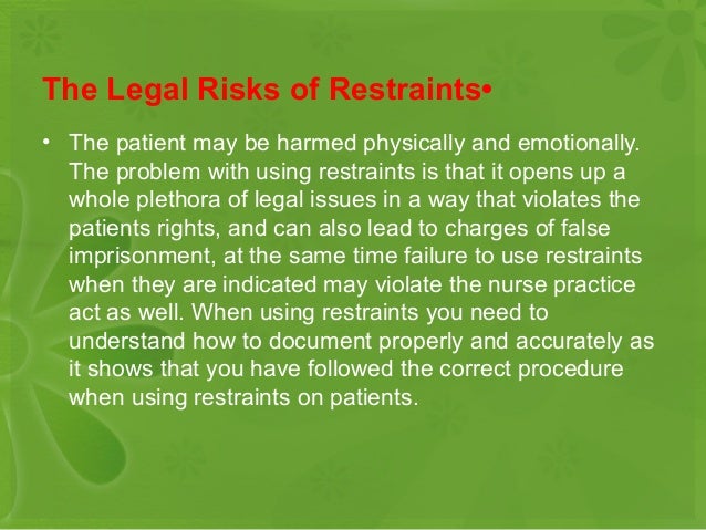physical and chemical restrain