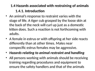 Restraining.pptx OF ANIMALS IN DAIRY FARM | PPTX