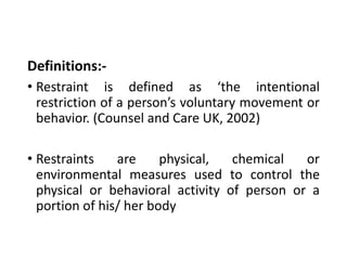 Restraints | PPTX