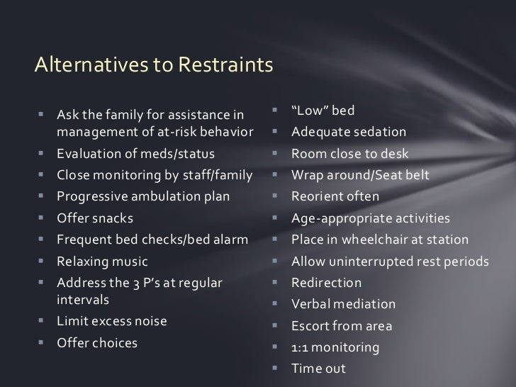 Restraints