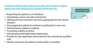 Restraints CNA What you need to know and Important | PPTX