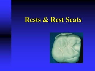 Rests & Rest Seats
 
