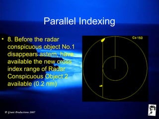Parallel Index Line. Radar Restricted visibility lrg | PPT