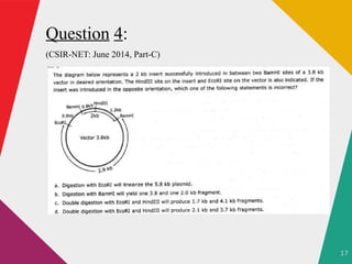 17
.
Question 4:
(CSIR-NET: June 2014, Part-C)
 