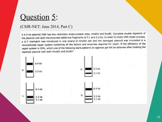 18
.
Question 5:
(CSIR-NET: June 2014, Part C)
 