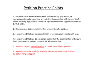 Restriction Requirement Example Restriction requirement response 3 strategies | PPTX