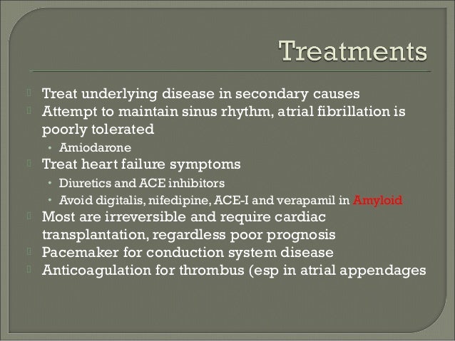 Restrictive cardiomyopathy