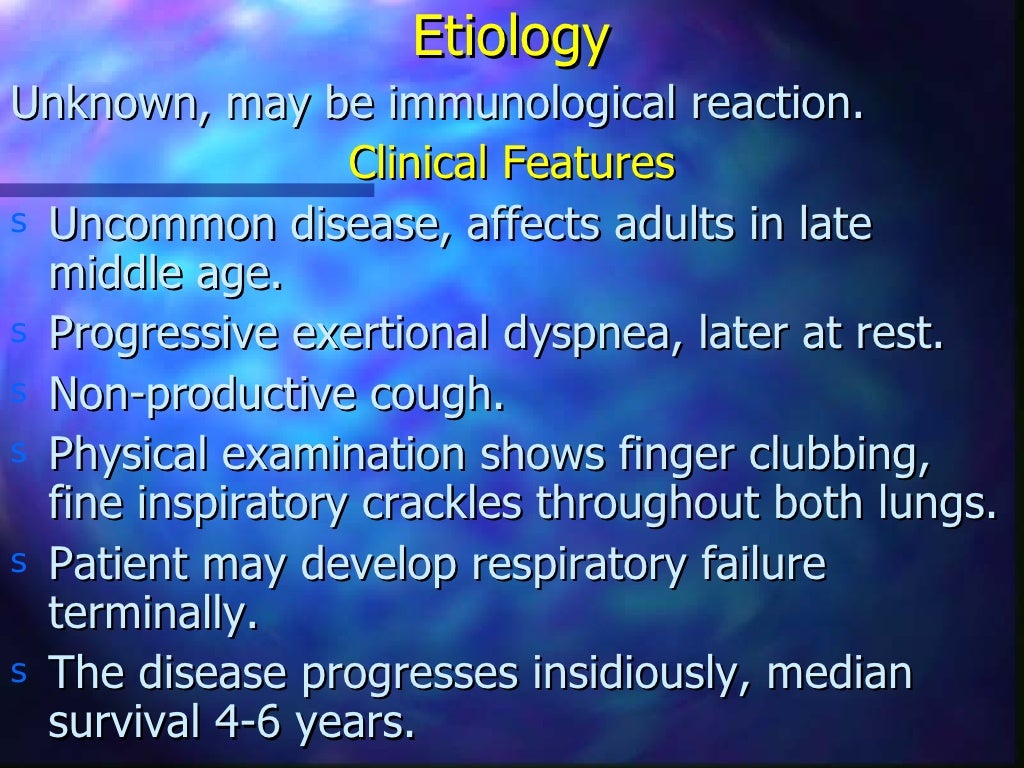 Restrictive lung disease