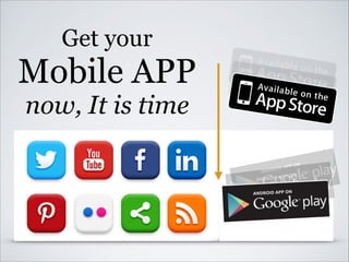 Get your

Mobile APP
now, It is time

 