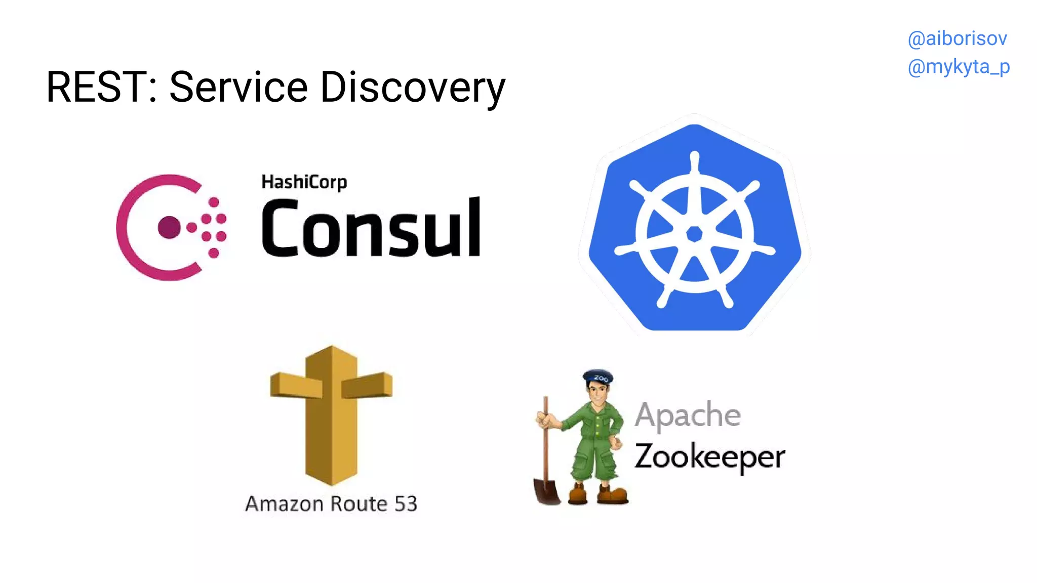 REST: Service Discovery
@aiborisov
@mykyta_p
 