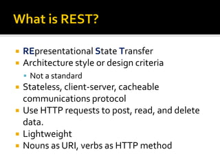 RESTful Web Services