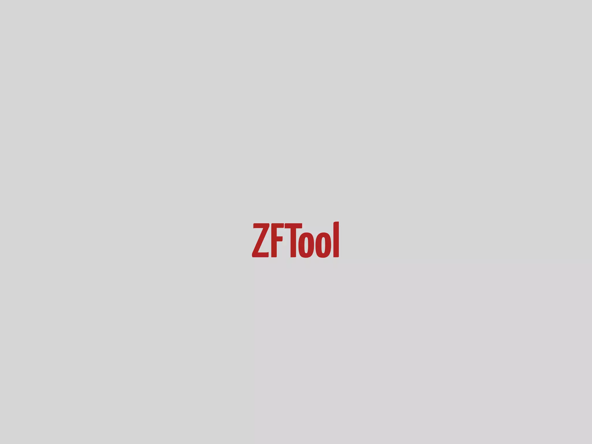 ZFTool
 