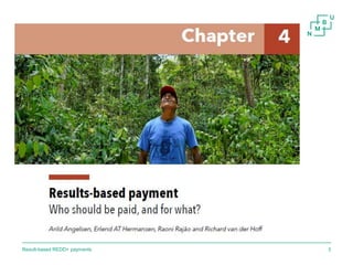 Result-based REDD+ payments 3
 