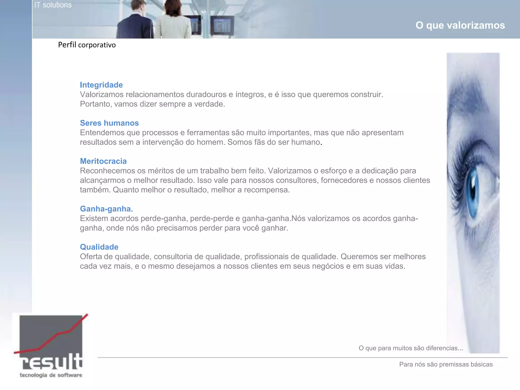 Promotion Institucional