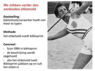 Bèta automatische aanmaak van etiketten