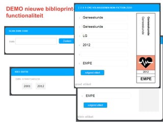 DEMO nieuwe biblioprintfunctionaliteit

 