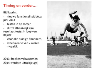 DEMO nieuwe biblioprintfunctionaliteit

 