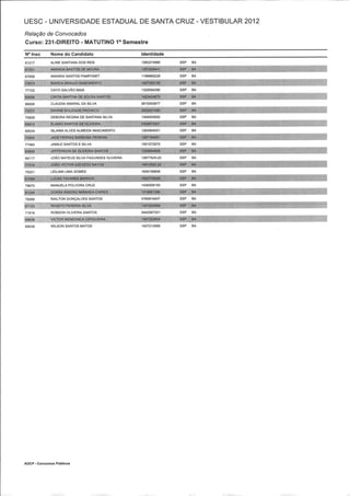 Resultado 2012 - UESC - Radar Noticias