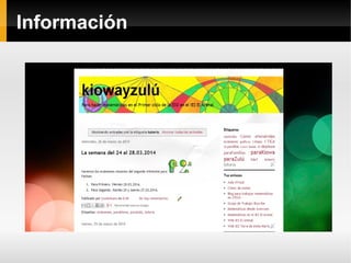 Información
 