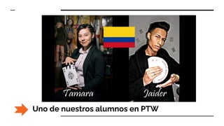 Uno de nuestros alumnos en PTW
 