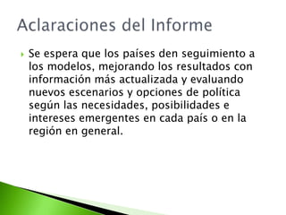 Resultados HondurasEstado ActualEscenario BaseEscenario ALIDESEscenario Lib Comercial