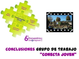 Conclusiones grupo de trabajo
              “Conecta Joven”
 